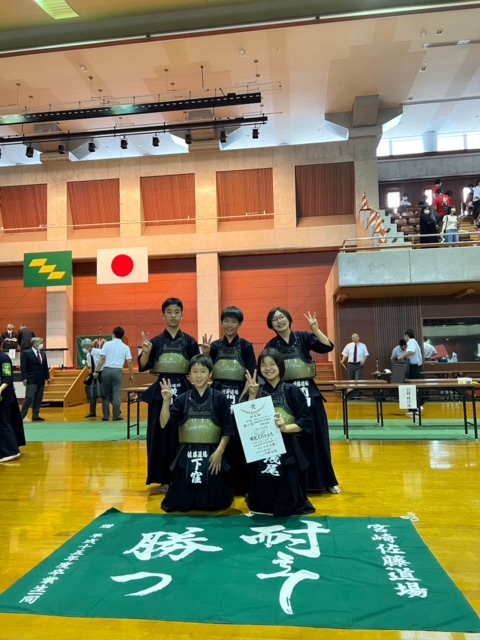 宮崎県スポーツ少年団中央大会　小学生男子団体　第3位
